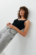 Knitted singlet - Noir