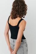 Knitted singlet - Noir