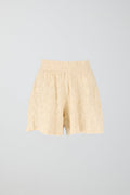Structured jersey shorts - Tapioca