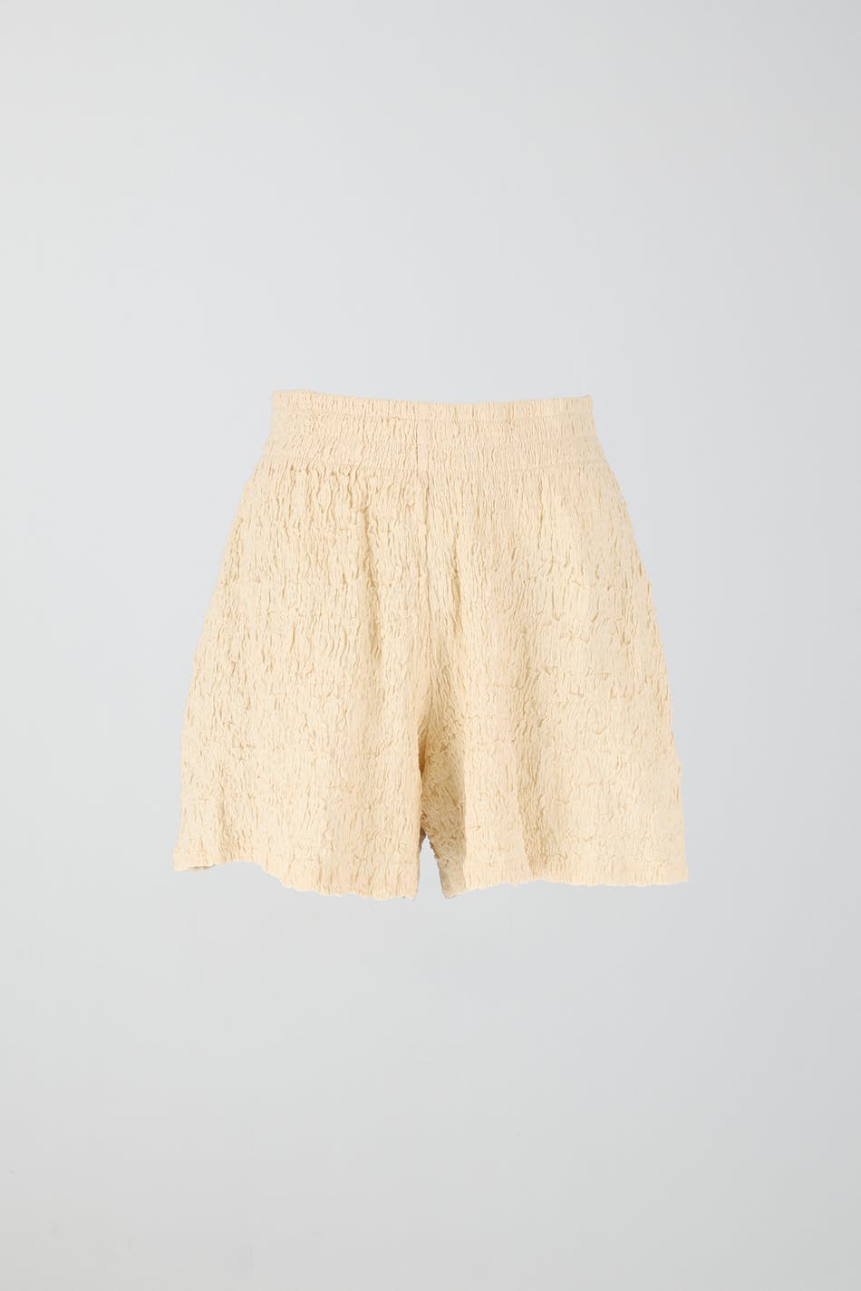 Structured jersey shorts - Tapioca