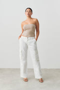 Stretch tube top - Noir