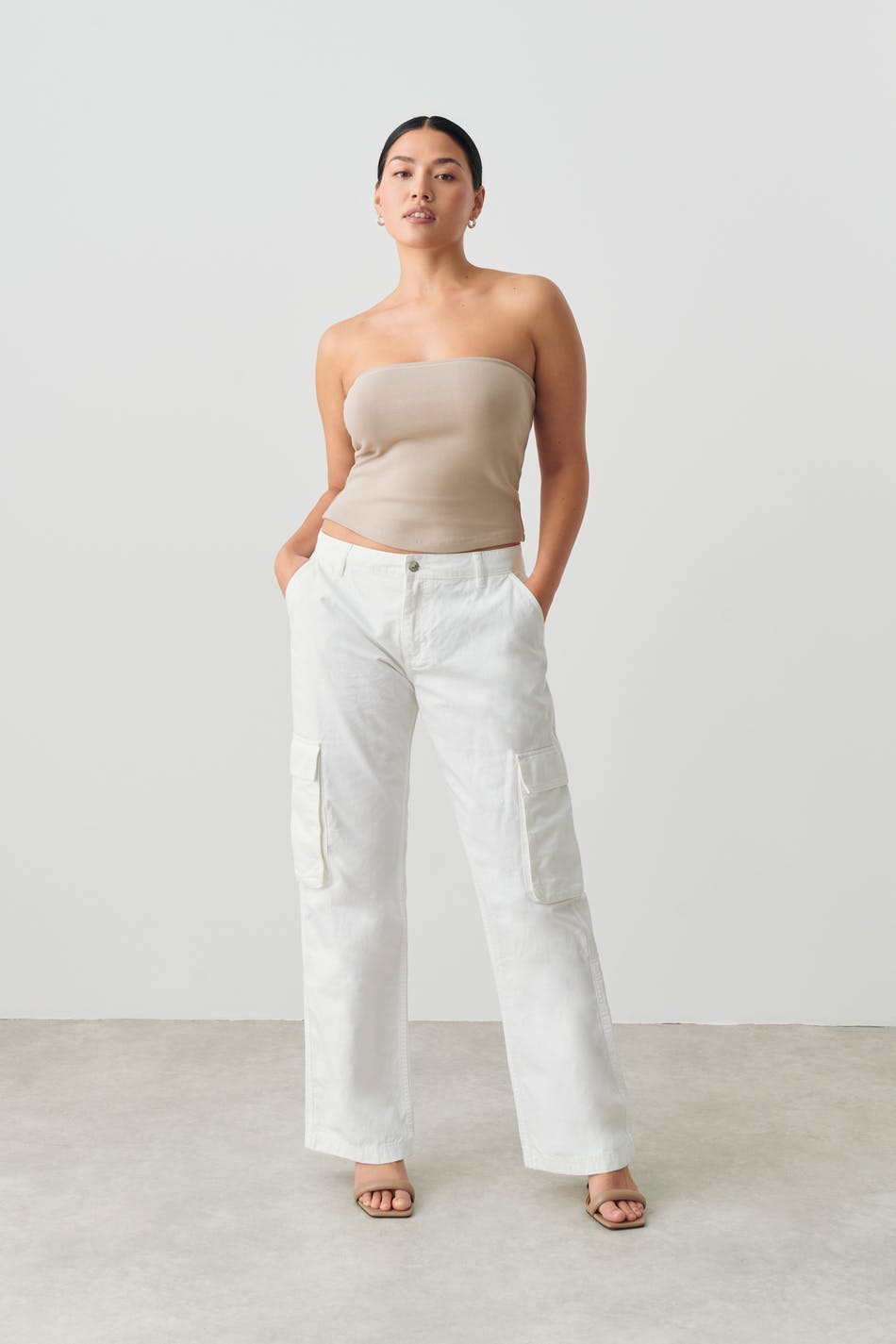 Stretch tube top - Noir