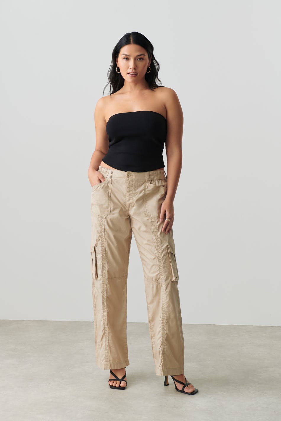 Stretch tube top - Noir