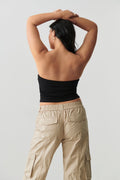 Stretch tube top - Noir