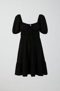 Knot detail mini dress - Noir