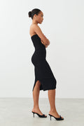 Knitted tube dress - Noir