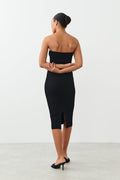 Knitted tube dress - Noir