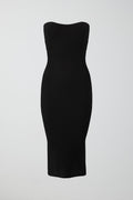 Knitted tube dress - Noir