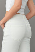 low waist bootcut jeans - Ocean blue