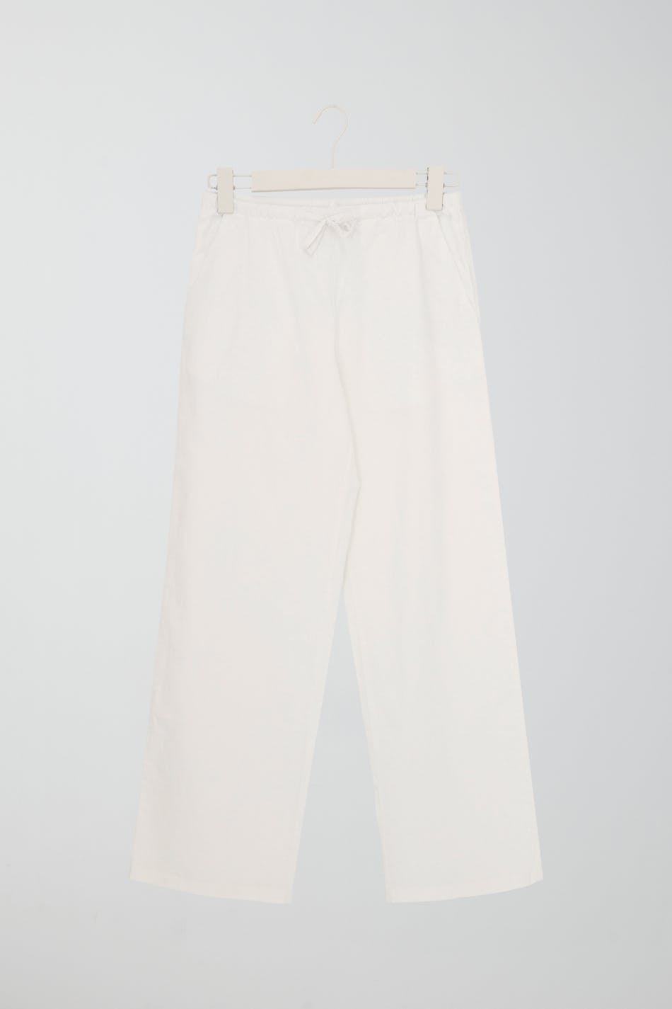 y linenmix trousers - Blanc