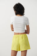 Disa linen shorts - Lemon sour