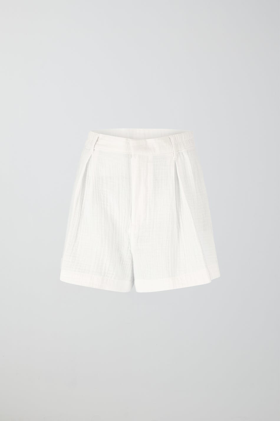 Lunia gauze shorts - Blanc