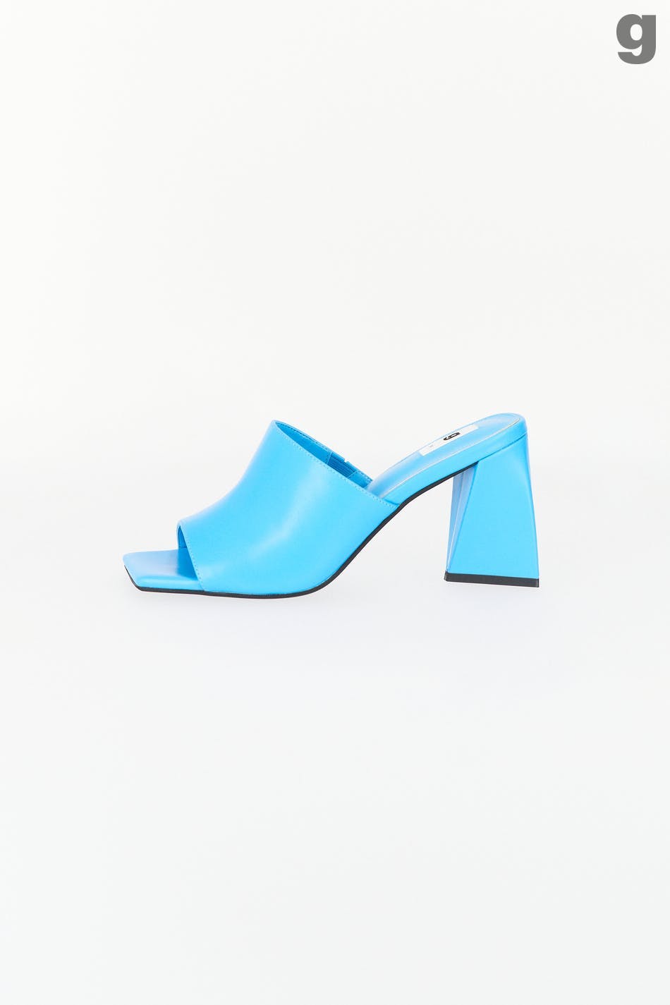 Asymetric high heel sandals - Noir