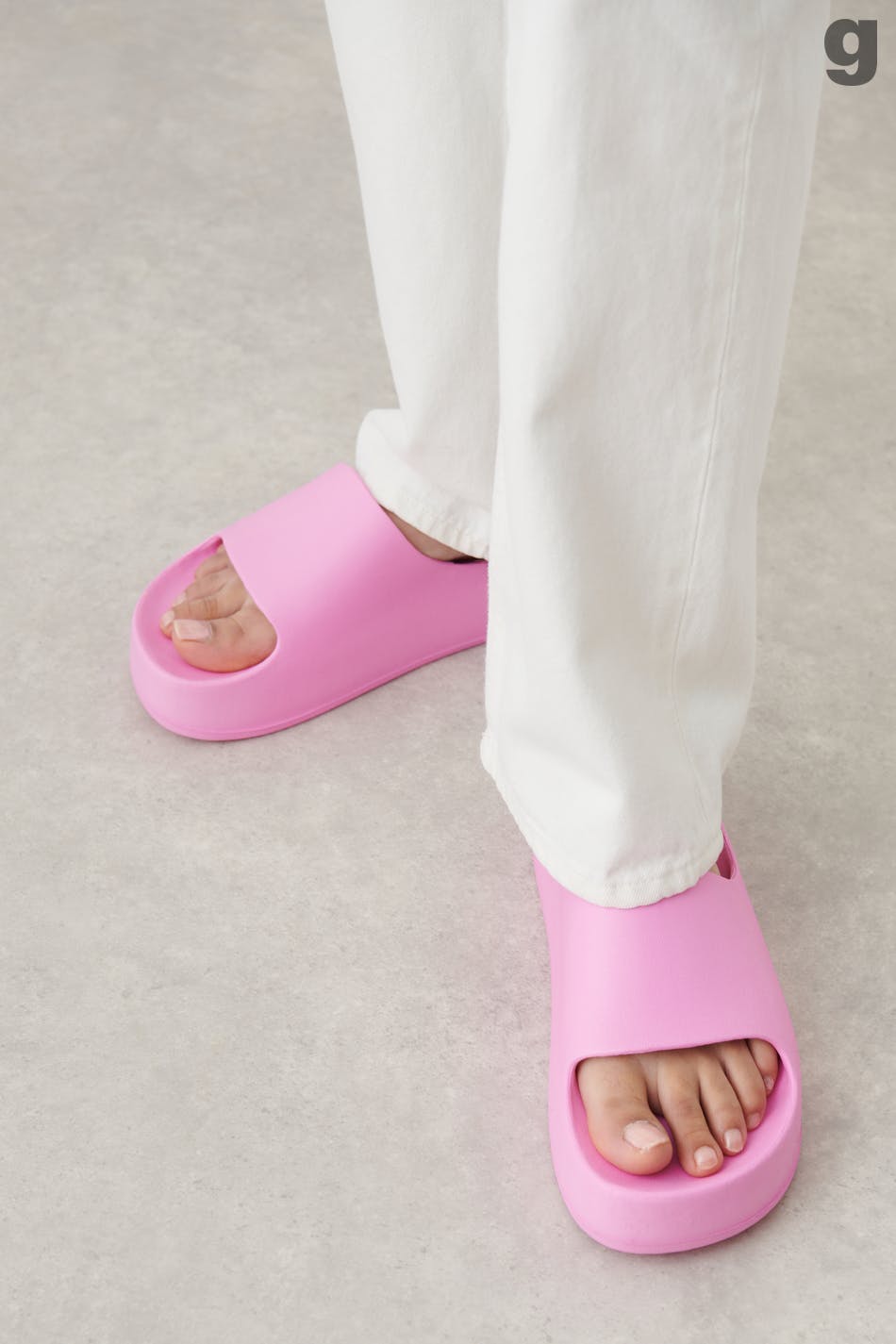 Platform sliders - Cobolt blue