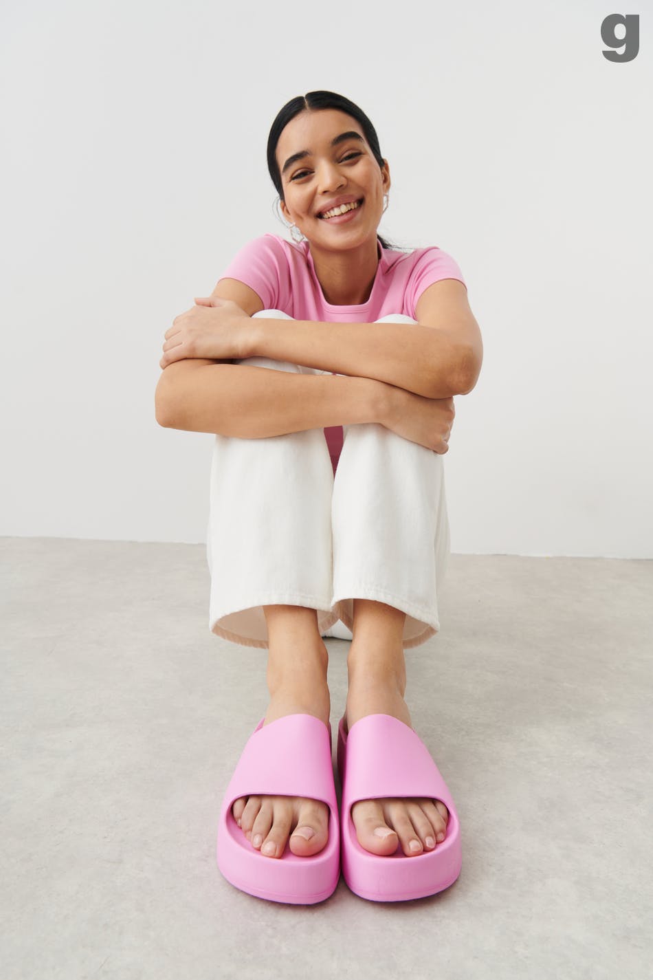 Platform sliders - Cobolt blue
