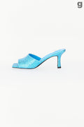 Sparkling high heel sandals - Bleu