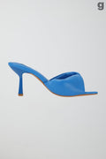 Twisted high heel sandals - Bleu
