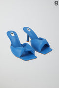 Twisted high heel sandals - Bleu