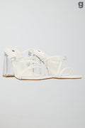 Strappy high heel sandals - Blanc