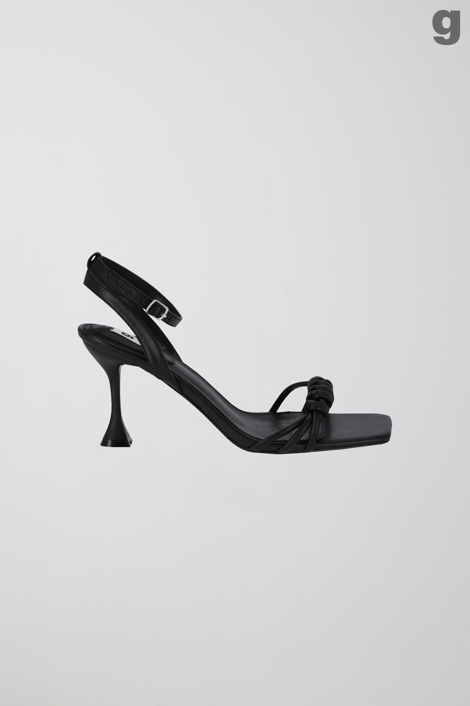 High heel strap sandals - Noir