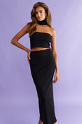 Tight long skirt - Noir