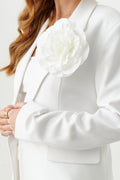 brooch - Blanc
