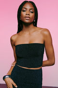 tube top - Noir