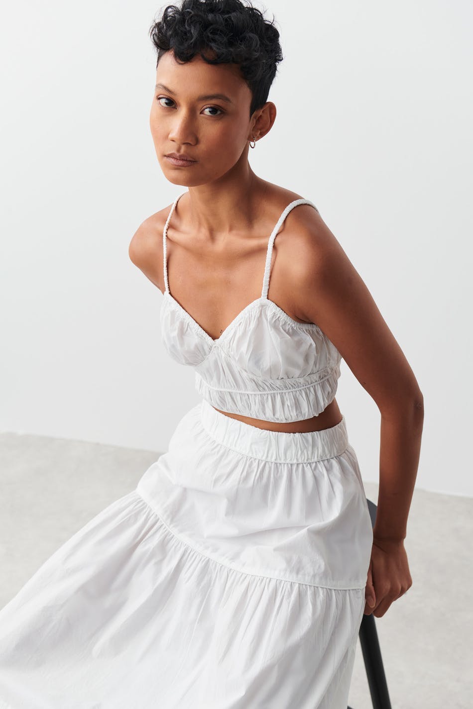 Cropped top - Noir
