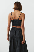Cropped top - Noir