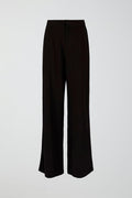 Relaxed viscose trousers - Noir