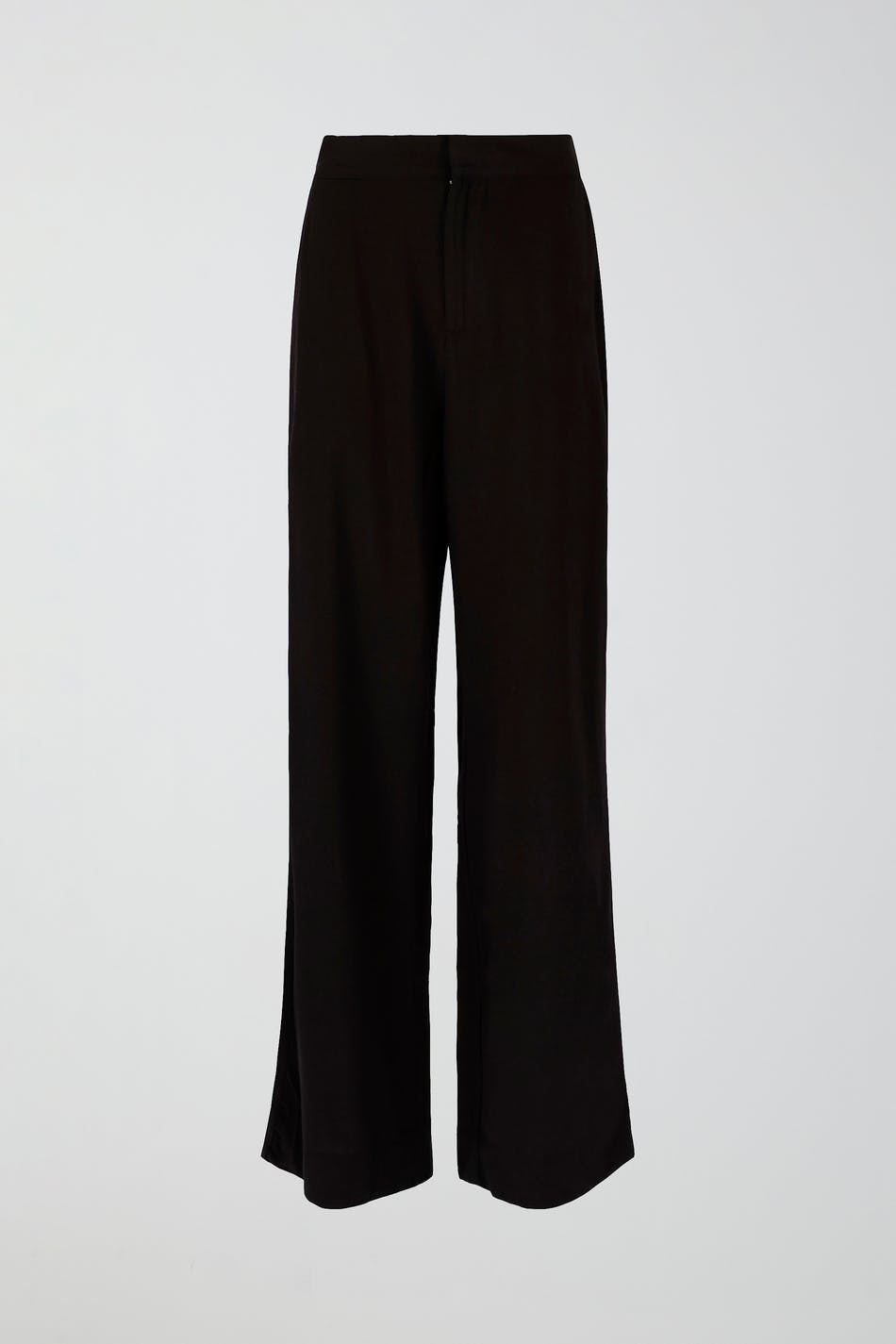 Relaxed viscose trousers - Noir