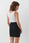 Knitted tube skirt - Noir