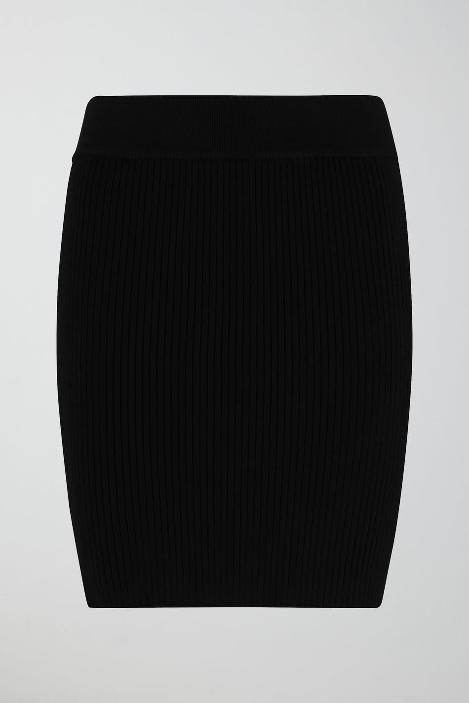 Knitted tube skirt - Noir