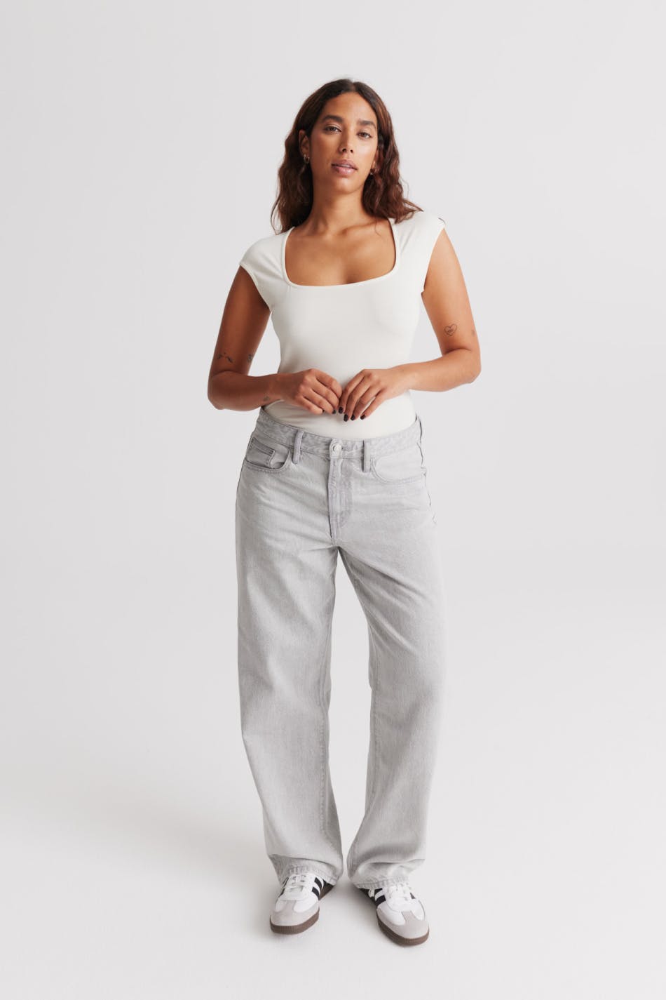 Baggy jeans - Gris