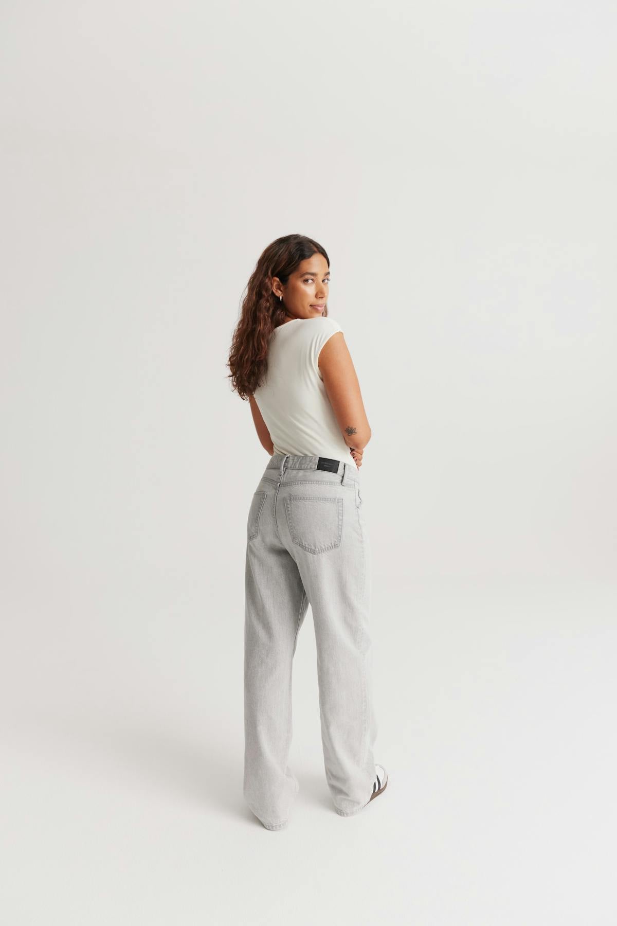 Baggy jeans - Gris clair