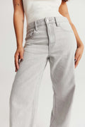 Baggy jeans - Gris clair