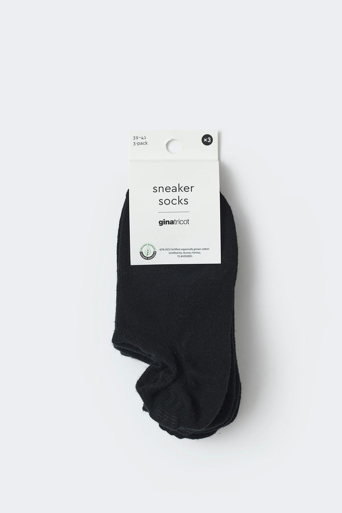 3-pack sneaker socks - Noir