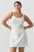 Tammie short skirt - Blanc