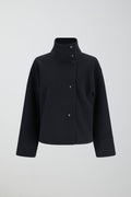 short felt jacket - Bleu marine