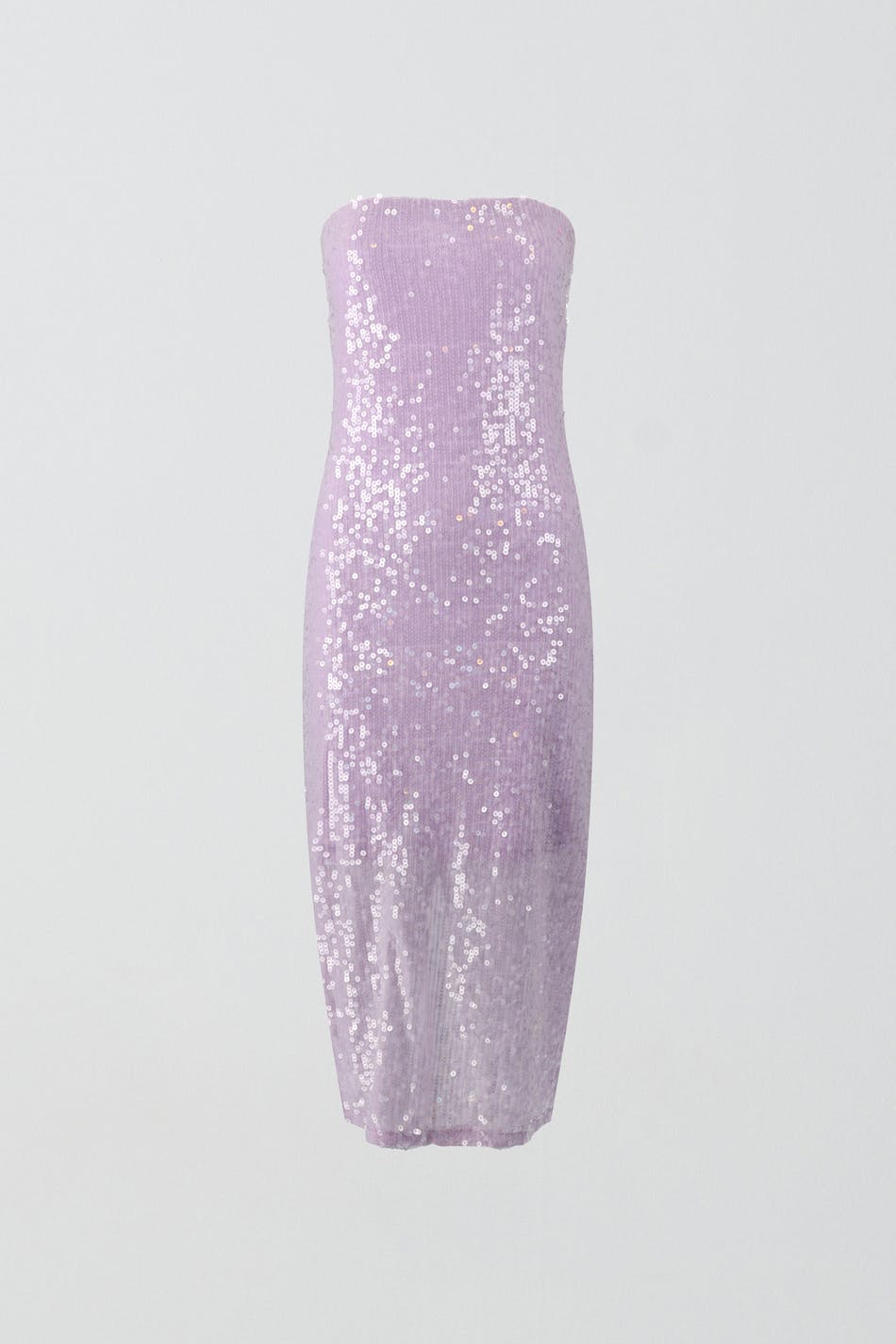 Sequin tube dress - Violet clair