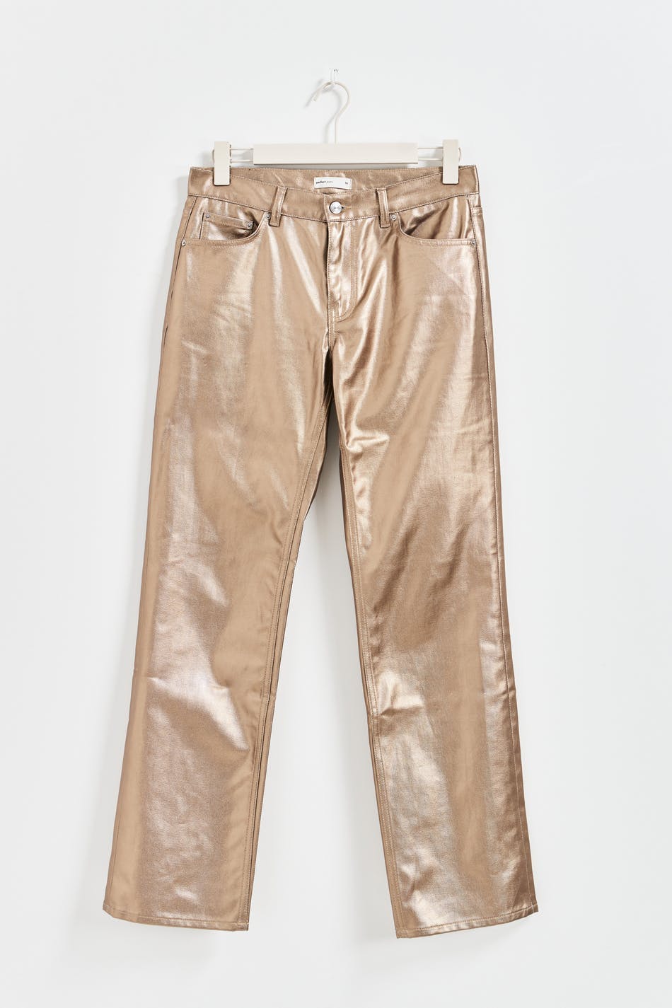 Metallic jeans - Doré