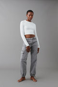 Cargo loose jeans - Gris