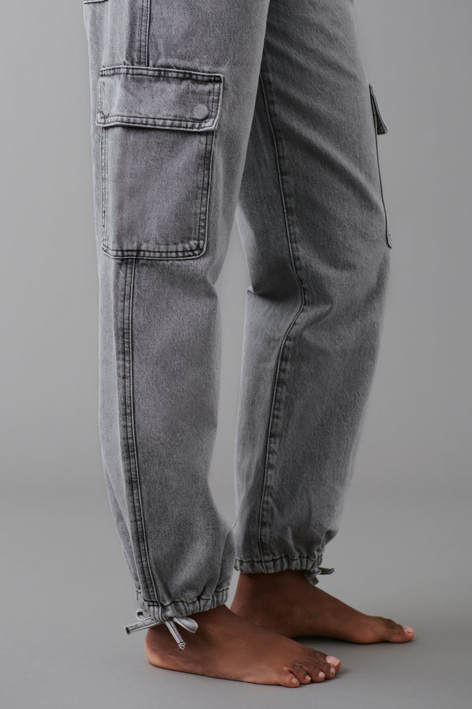 Cargo loose jeans - Gris