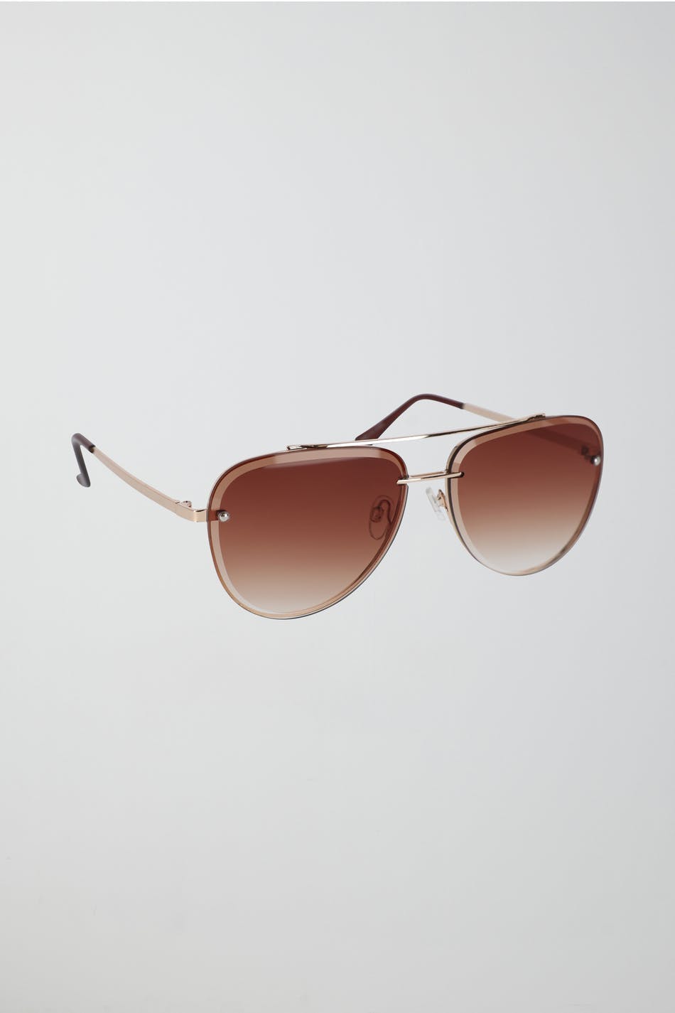 70´s aviator sunglasses - Marron