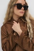 chunky sunglasses - Dk turtle