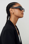 angular sunglasses - Tortoise