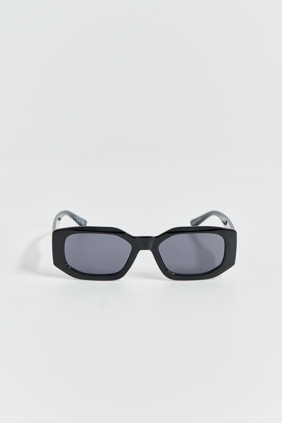 angular sunglasses - Noir