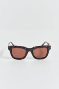 classic chunky sunglasses - Beige