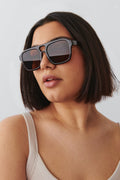 Oversized square sunglasses - Turtle