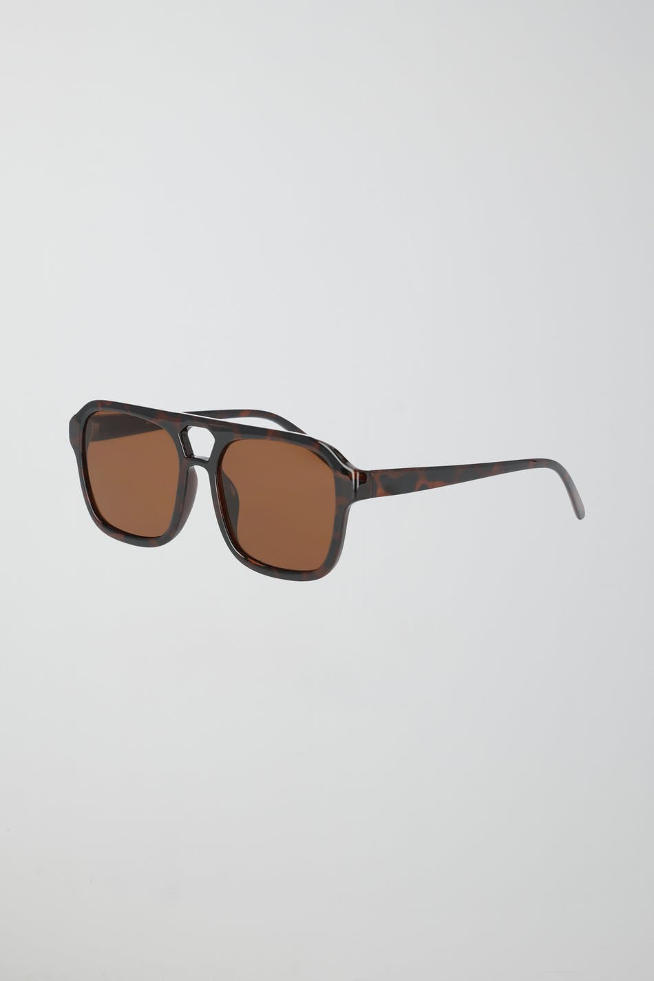 Oversized square sunglasses - Turtle